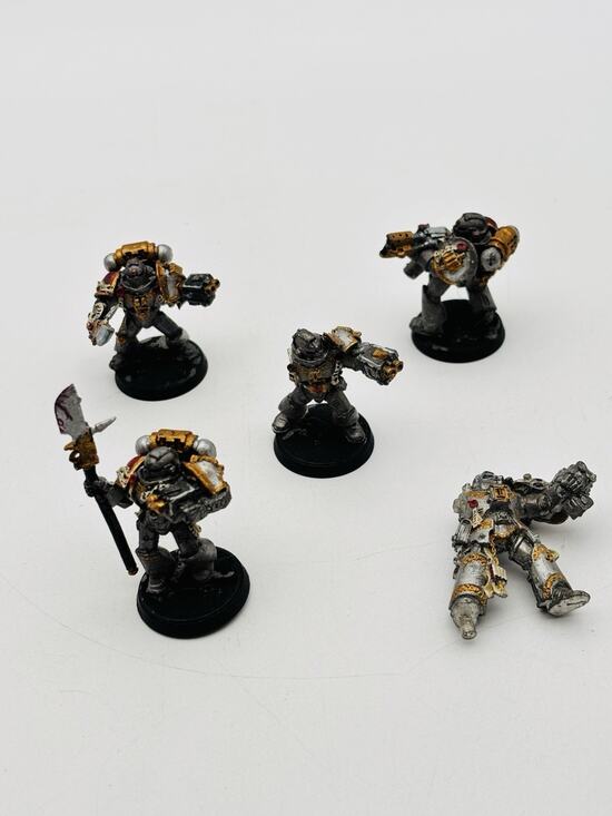 Games Workshop Other - Warhammer 40K Space Marines Grey Knights Metal OOP Squad Games Workshop Rare